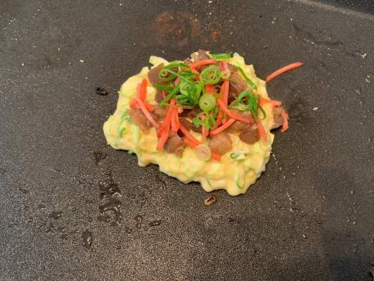 目玉焼きを作る