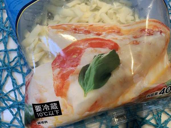 マルゲリータの写真付き業務スーパーのモッツァレラチーズパッケージ