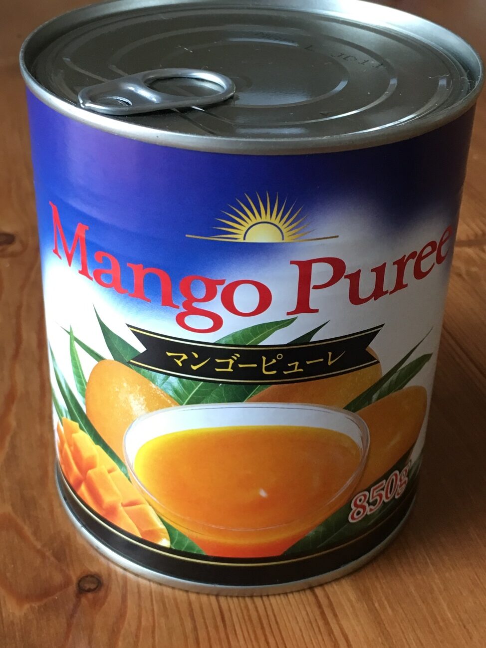 業務スーパーのマンゴーピューレ缶詰