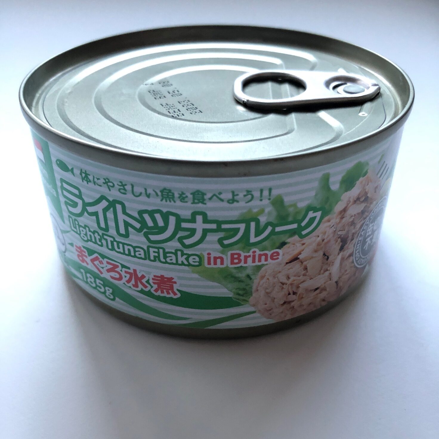 業務スーパーのライトツナフレーク缶（まぐろ水煮）185g